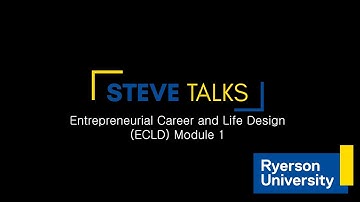 ECLD 1 Entrepreneurial Career and Life Design: Introduction - Module 1