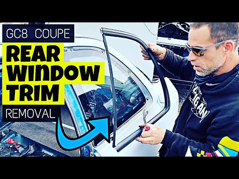 GC8 Coupe | Rear Window Trim Removal Steps