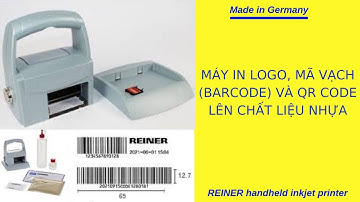 Máy in logo, mã vạch (barcode) và QR Code lên chất liệu nhựa