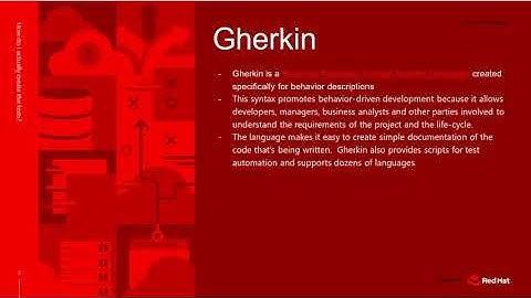 Introduction To Behavior-Driven Development and Gherkin