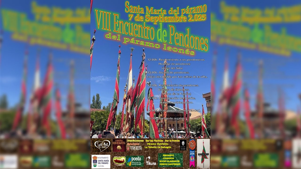 🎉 Fiesta de los Pendones – Santa María del Páramo 2025 🎉