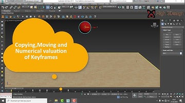 3) 3Ds Max Copying, Moving and Numerical Valuation of Keyframes