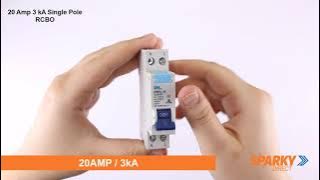 NLS | 20 amp 3 kA Single Pole RCBO
