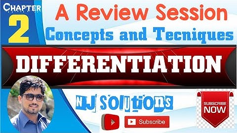 Differentiation Review Discusaion By Naveed Jafar