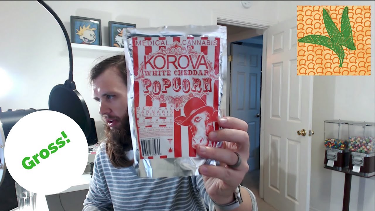 Korova 300 mg White Cheddar Popcorn Marijuana Edible Review