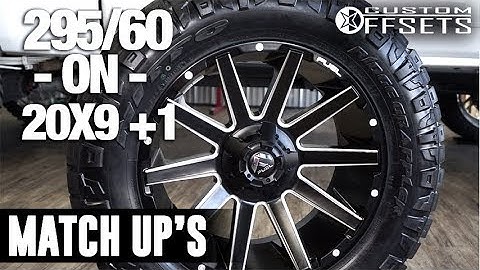 Custom Offsets Match Up: 295/60 on 20x9 +1