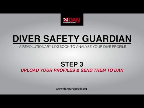 Diver Safety Guardian logbook - Upload your dive profiles