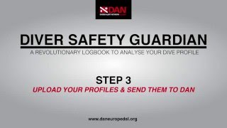 Diver Safety Guardian logbook - Upload your dive profiles