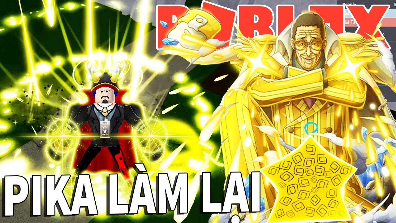 Roblox – XÀI TRÁI ÁC QUỶ ÁNH SÁNG LIGHT ''PIKA'' ADMIN LÀM LẠI CHIÊU CỰC ĐẸP VÀ MỚI LẠ – Blox Fruits