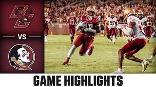 Boston College vs. Florida State Football Highlights (2022)