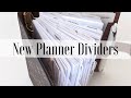 NEW PLANNER DIVIDERS! | Planner Supplies Haul