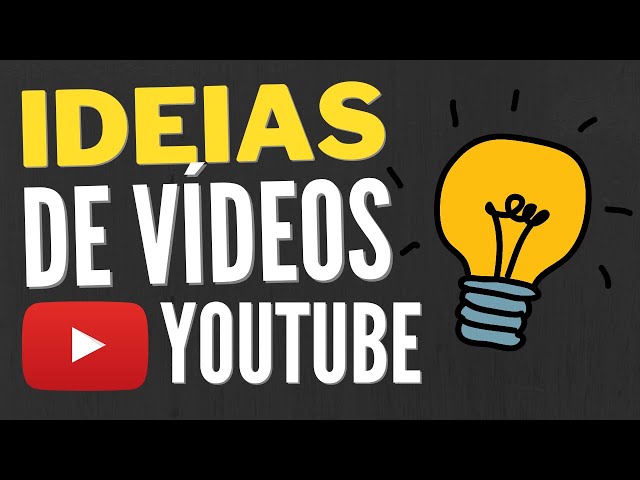 Ideias de vídeos para : +120 vídeos para te inspirar