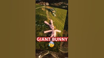 Creepy Giant Bunny in Italy!😰🐰 #googleearth