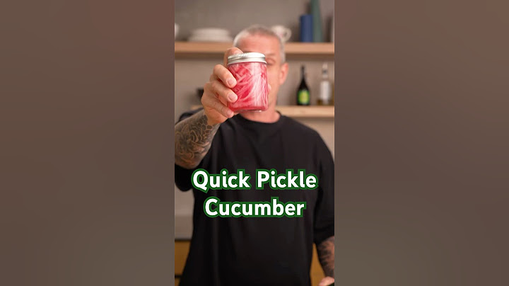 Quick Pickle Cucumber 🥒
