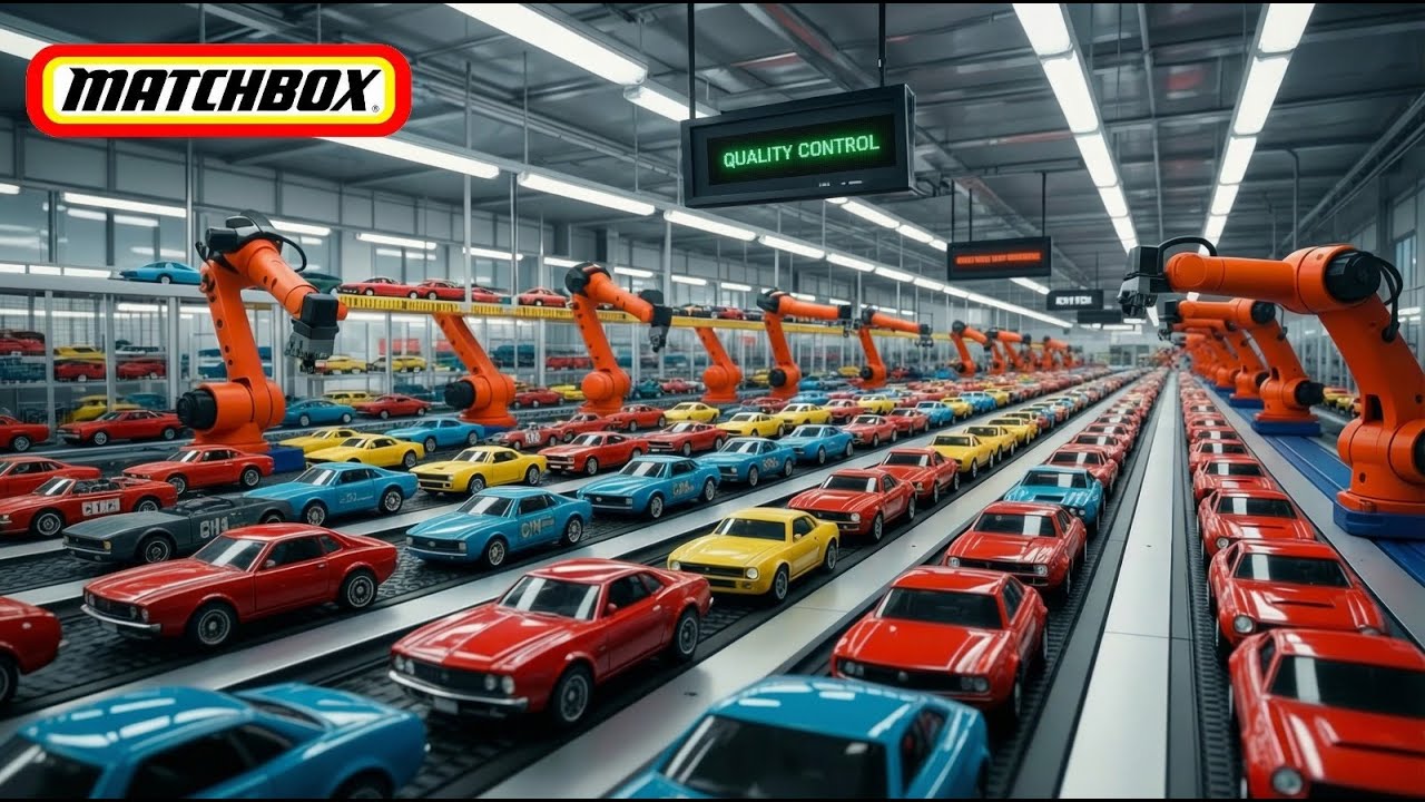 COMO SE HACEN los MATCHBOX: Tecnología, Pintura y Ensamblaj