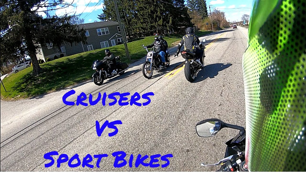 Sport Bikes VS Cruisers YouTube