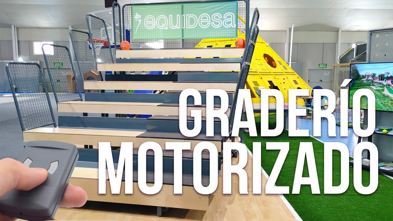 Graderío telescópico motorizado Equidesa