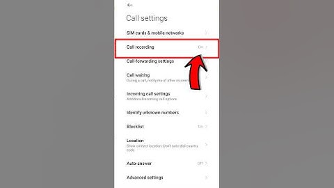 how to stop Automatic call recording in redmi mobiles | call recording setting