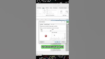 🚫 Stop Input Asal! Gunakan Validasi Data! #belajarexcel #excel #exceltips #microsoft #excelpemula