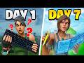 My 1 WEEK Controller to Keyboard and Mouse Progression! (INSANE)