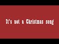 Vic brighten  not a christmas song