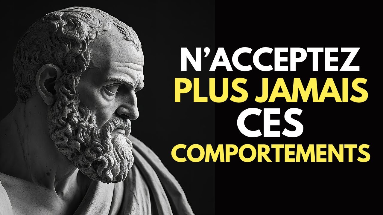 17 choses que vous ne devriez JAMAIS accepter de QUI QUE CE SOIT | STOÏCISME