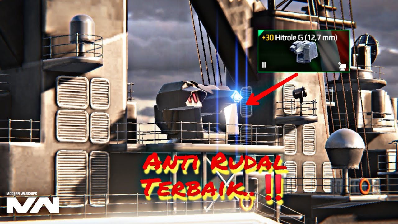 MODERN WARSHIPS - Hitrole - Best AA Tire 2 - Beginners Watch This‼️- Online mode Gameplay