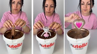 #nutella Compilation Chupa Chups chocolate 🍫 