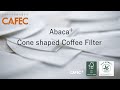 Cafecabaca cone shaped coffee filter