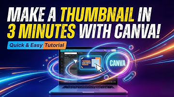 Canva වලින් විනාඩි 3 න් YouTube Thumbnail එකක් || How To Create  Youtube Thumbnail Using Canva Ai