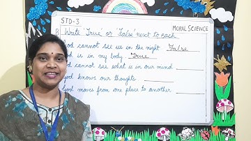 std 3 moral science ch 2 god is everywhere