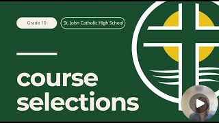Details Grade 10 Course Selections Update