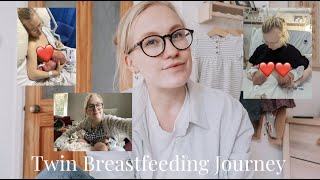 Two Month Twin Breast Feeding Journey | Life with Twins