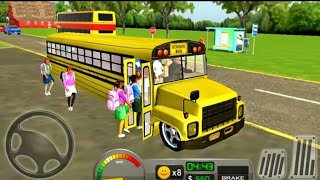 School Bus Driving 3D - Cars Of New York: Simulator Android &IOS Gameplay GAMINGMONSTERSANJOY GMS screenshot 5