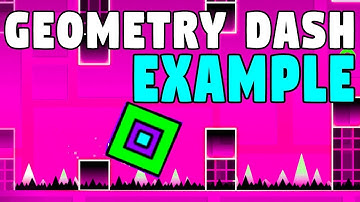 GEOMETRY DASH EXAMPLE  (Clickteam Fusion 2.5 free Alternative)