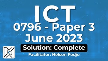 AL ICT JUNE 2023 P3