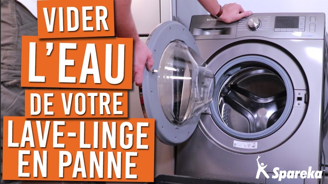 Vidange machine à laver : quand et comment vidanger votre lave-linge ?