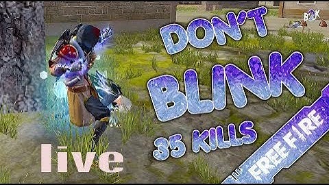 [B2K] TOO MANY KILLS TO COUNT DON’T BLINK | 35 KILLS #ff #freefireLive Stream