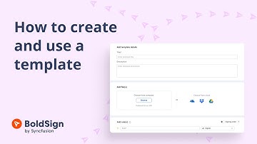 How to Create and Use a Template