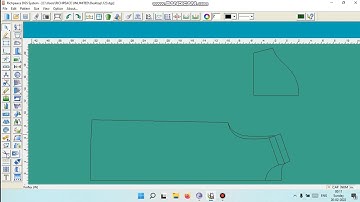 पैटर्न मेकिंग का बेसिक टूल RP GMS RICHPEACE CAD #richpeace #cad #grading #training #making
