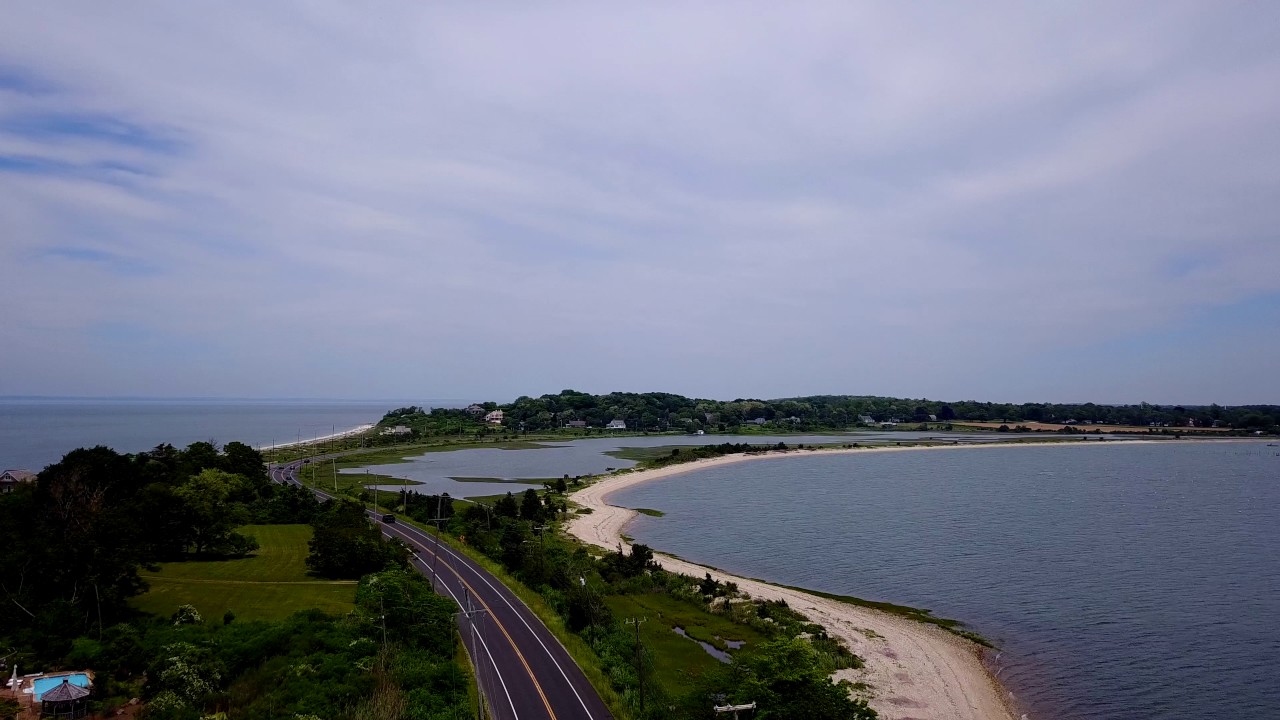 Route 25 approaching Orient Point NY in 4K YouTube
