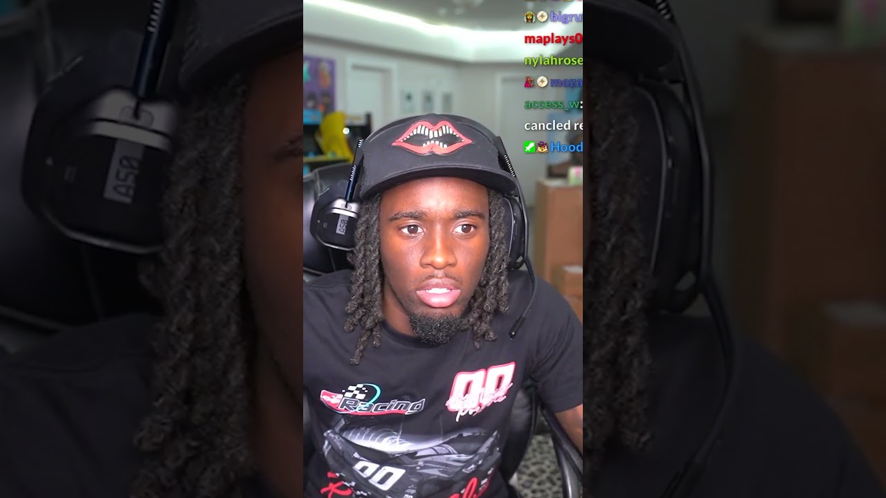 Kai Cenat Wears See Through Shorts on Stream🤣😭