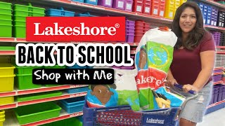 MEGA Lakeshore Learning Back to School - My BIGGEST Shop with Me EVER @lakeshorelearning