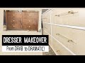 Dramatic Dresser Makeover from DRAB to High End Dupe! How to Glaze Furniture | Trash to Treasure