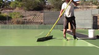 Tennis Court Resurfacing by BBC