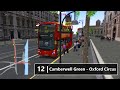 OMSI 2 LONDON | Route 12 | Camberwell Green - Oxford Circus