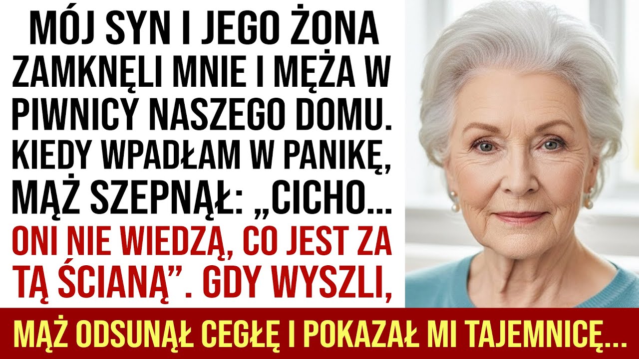 Nasz Własny Syn Zamknął Nas W Piwnicy. Ale Mąż Szepnął: „Cicho… Mam Sekret…’”