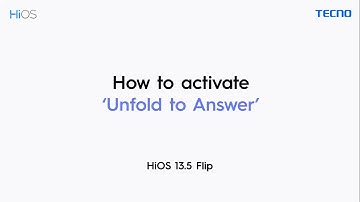 HiOS 13.5 Flip | How to Activate 