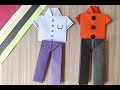 Origami shirt and pant.Learn how to make an origami shirt and pant  in easy &amp; step by step tutorial.