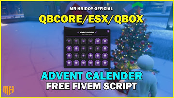 [QB/ESX/QBOX] Advent Calendar | Best Fivem Free Christmas Script | Installation & Showcase